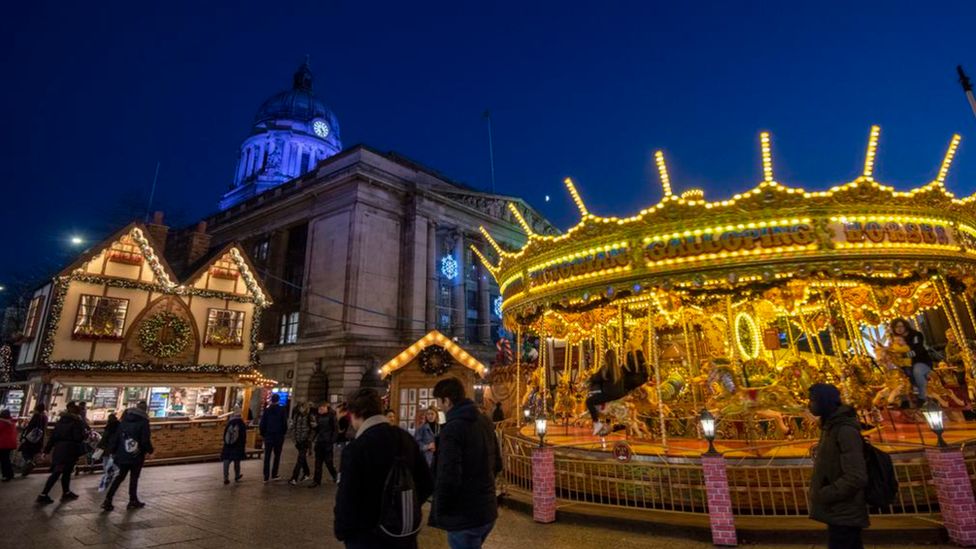 إغلاق سوق عيد الميلاد في Nottingham بعد يوم واحد