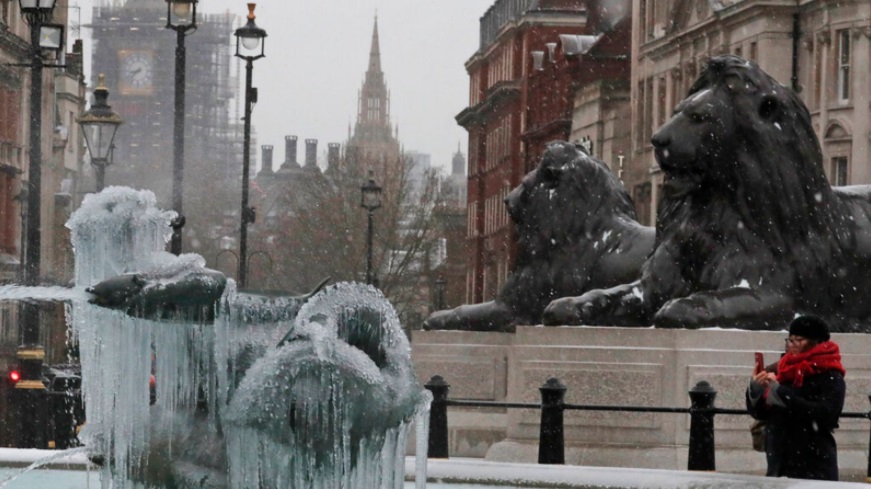 بريطانيا تشهد 15 سم من الثلوج مع درجات حرارة تصل إلى -5 درجة مئوية
