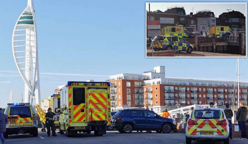 وفاة امرأة بعد انتشالها من المياه في ميناء بورتسموث بإنجلترا